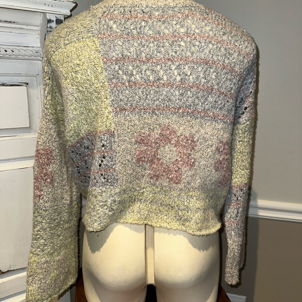 Sincerely Jules Women's Multicolor Patchwork Swea… - image 3